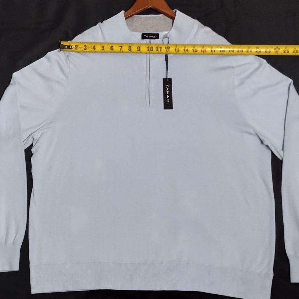 Tahari Men's Light Blue Sweater size XXL brand new e tags - Picture 8 of 9